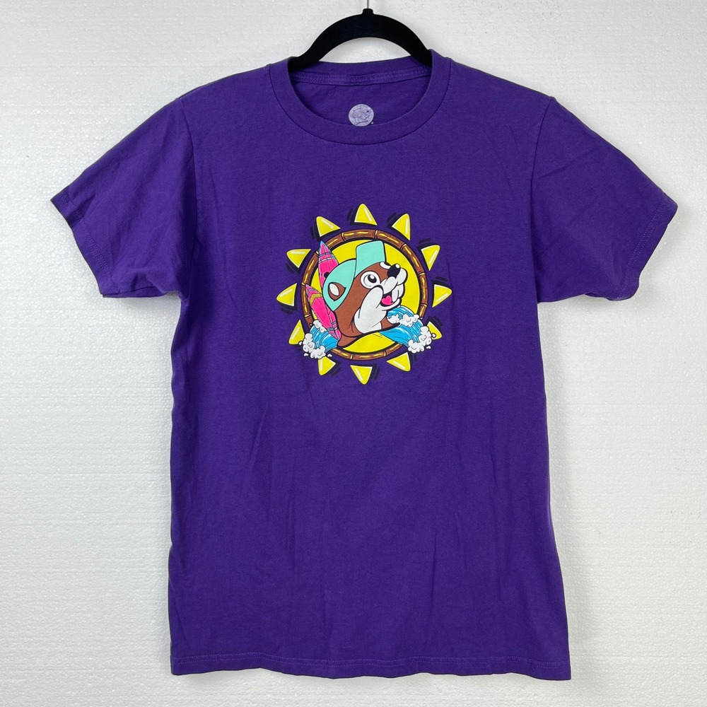 Buc-ee's Purple Graphic T Shirt Small 'Did‎ Somebody Say Buc-ee's' 100% Cotton